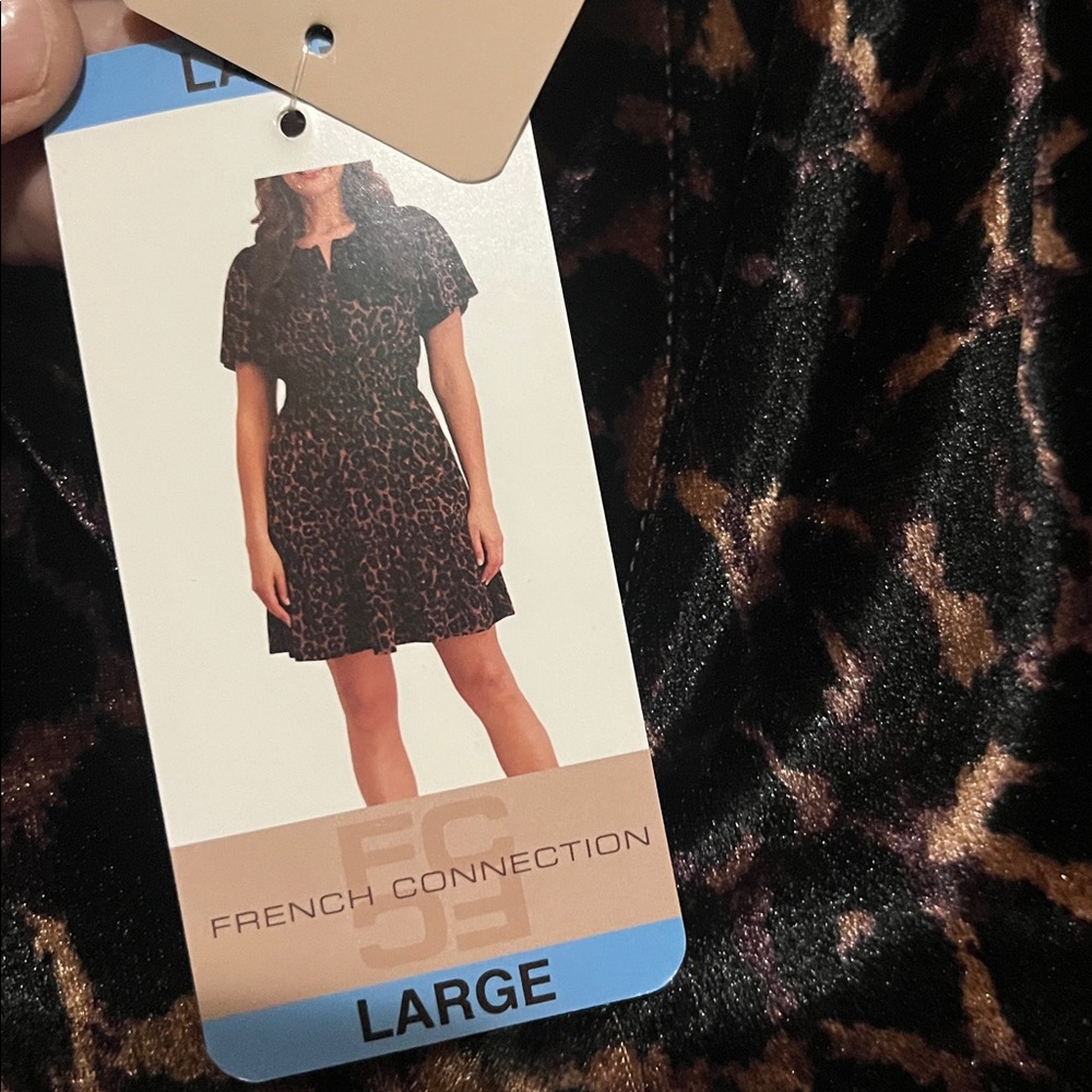 French Connection Velvet Mini Dress - Picture 9 of 11